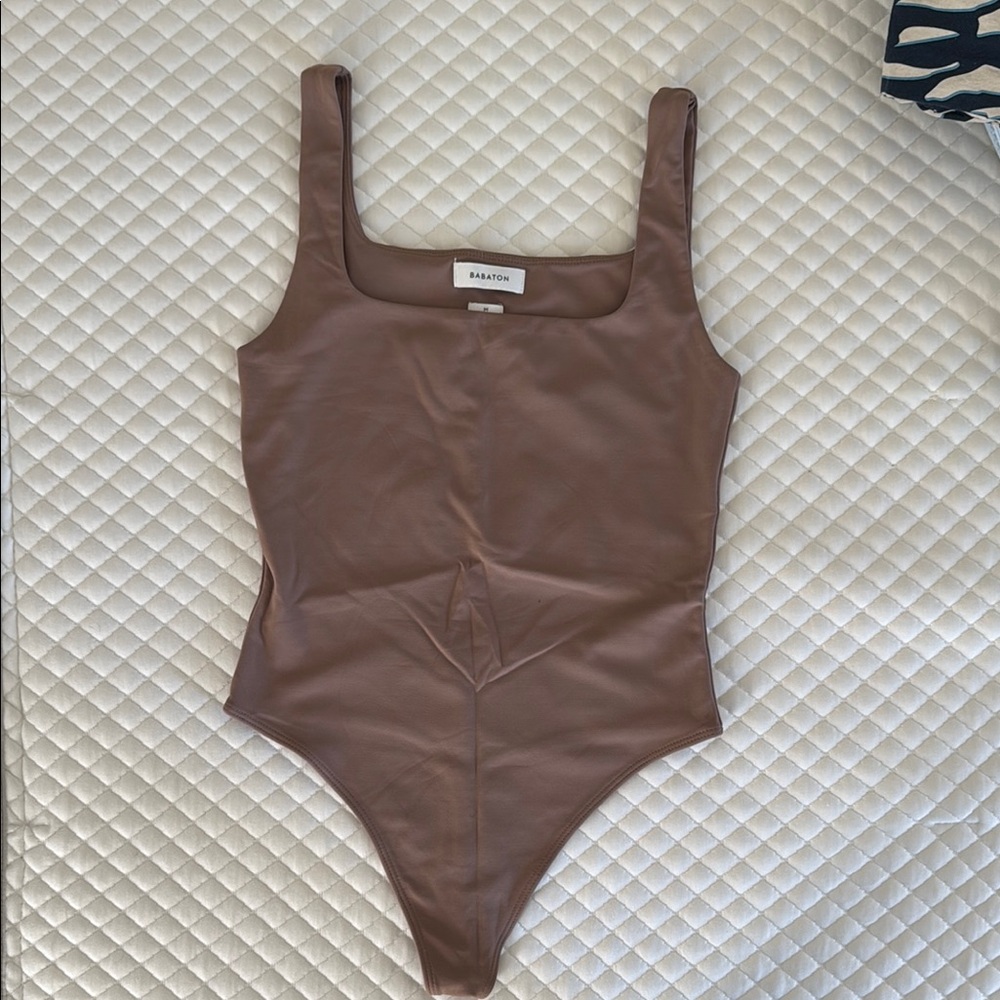 Aritzia Babaton Brown Bodysuit